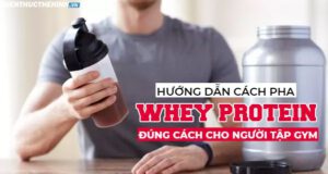 Cách pha Whey đúng cách giúp bạn hấp thụ được tốt hàm lượng Protein và tránh lãng phí. Mời các bạn tham khảo thêm thông tin qua bài viết dưới đây nhé!