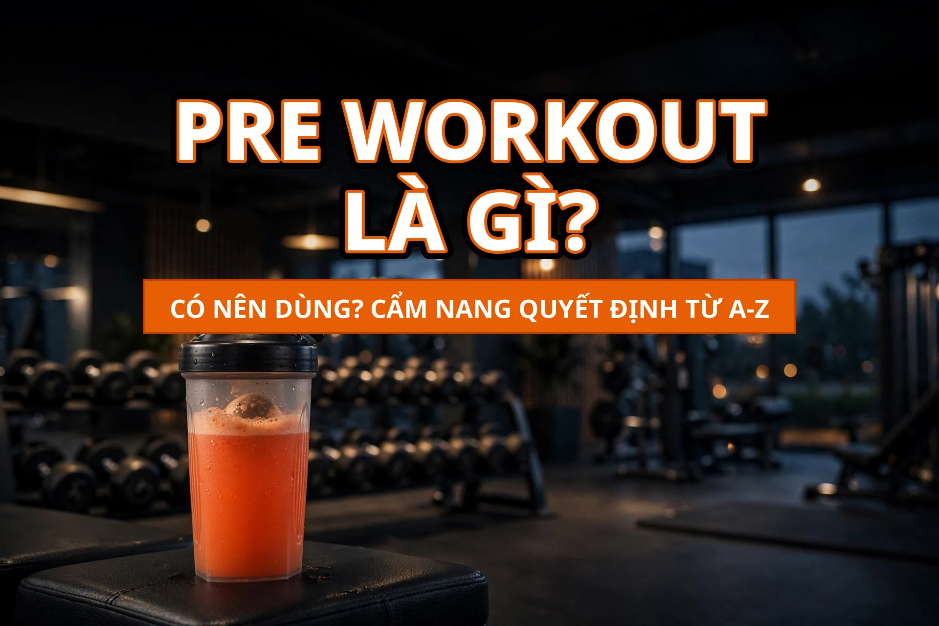Pre workout là gì? Cẩm nang quyết định có nên dùng pre workout không